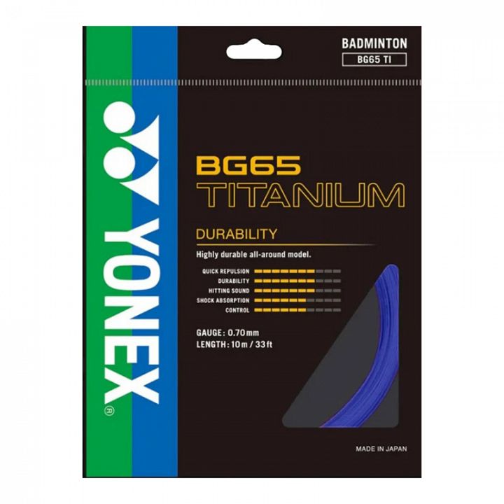 Yonex BG 65 Titanium Blue - Box